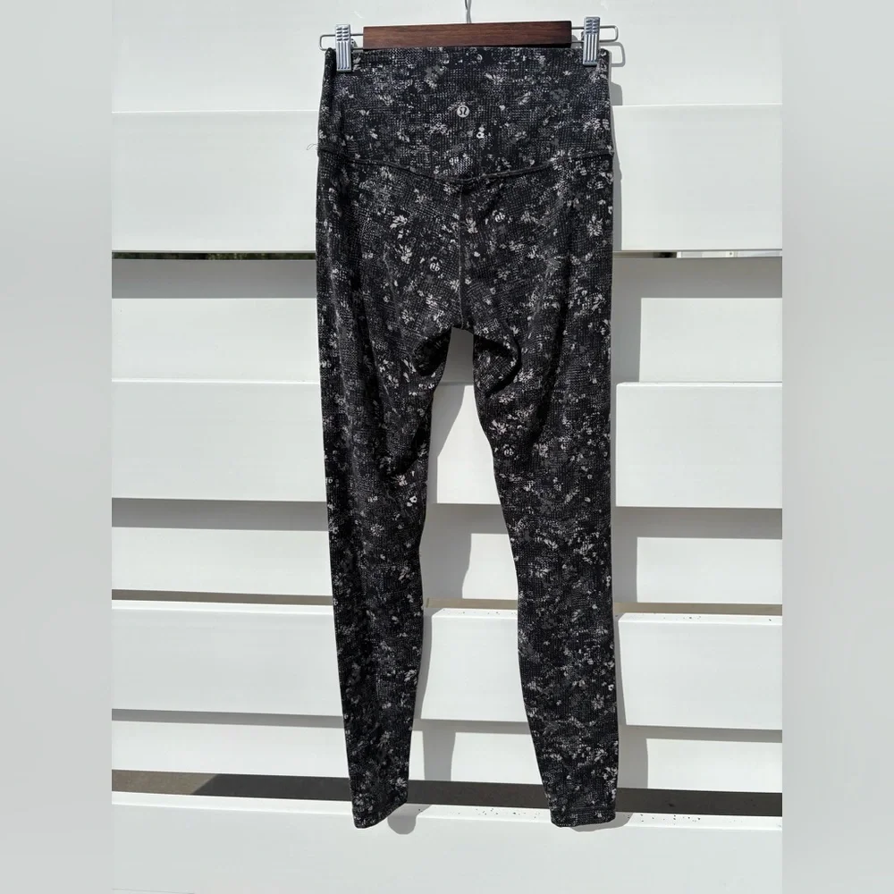 Lululemon Align Crop 21 Leggings-Size: 6-Colors: Multi-LW5BZ05-Preowned, VGC